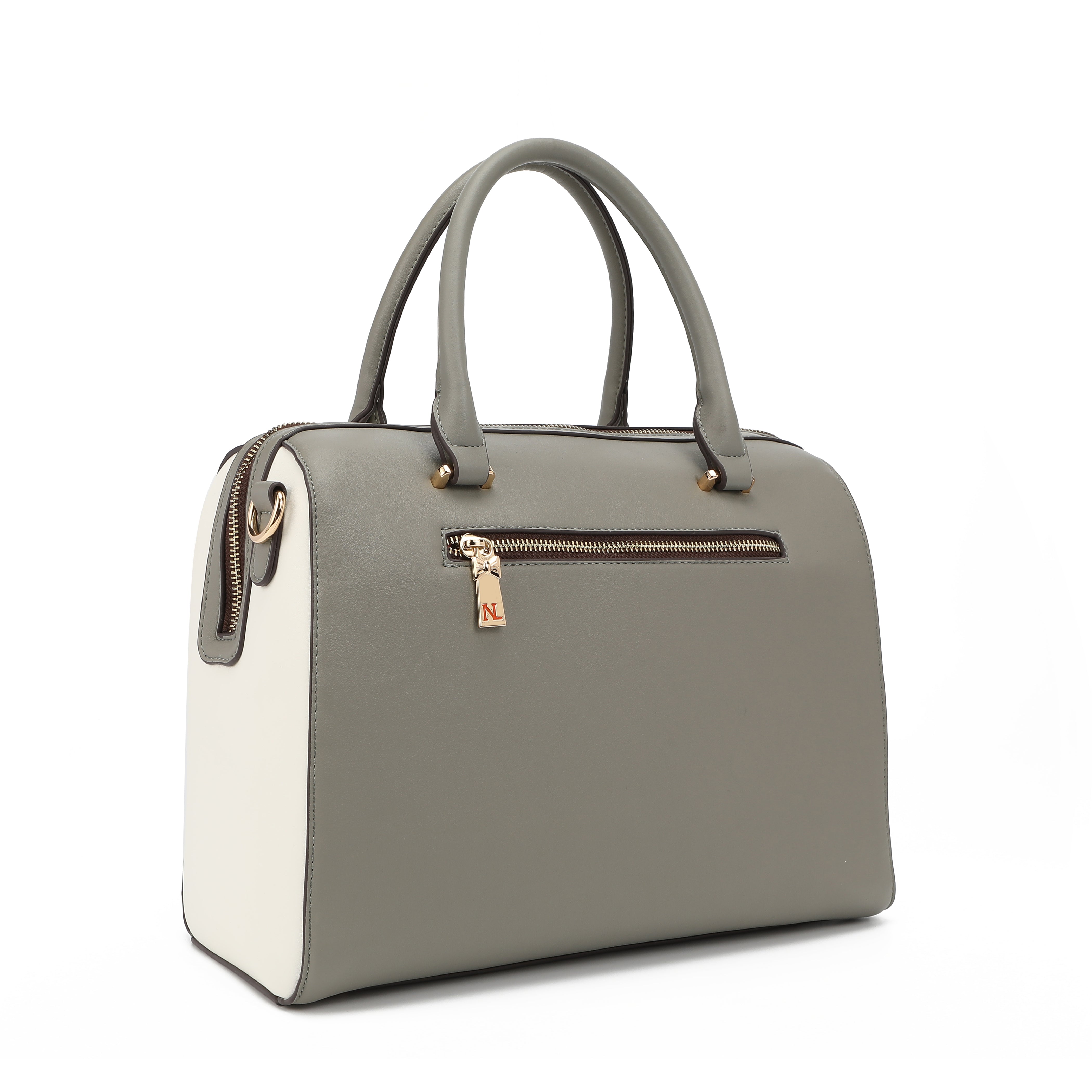 BOLSO BOSTON CON BORDADO FLORAL