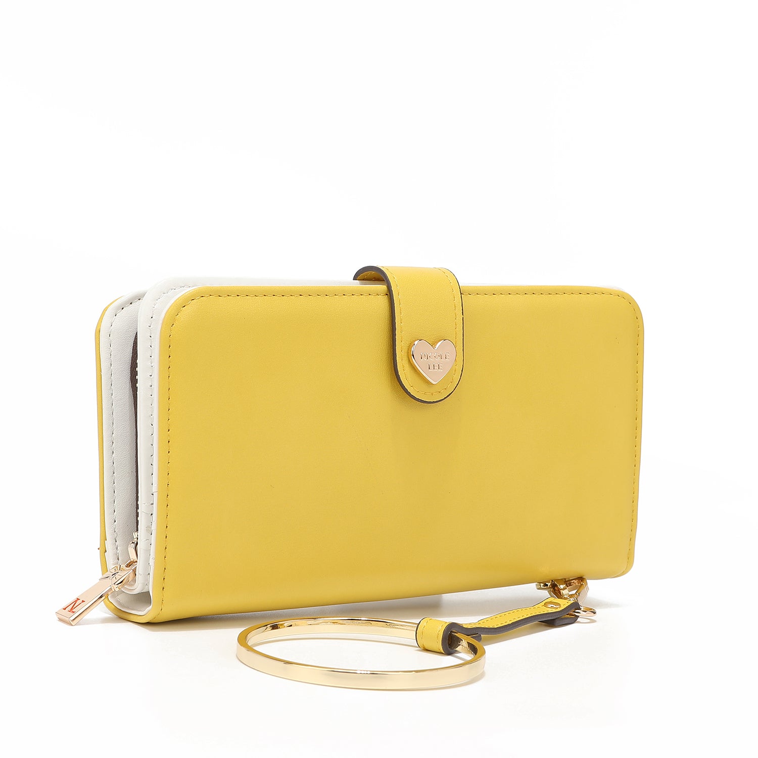 CARTERA FASHION "FLORAL" CON CREMALLERA