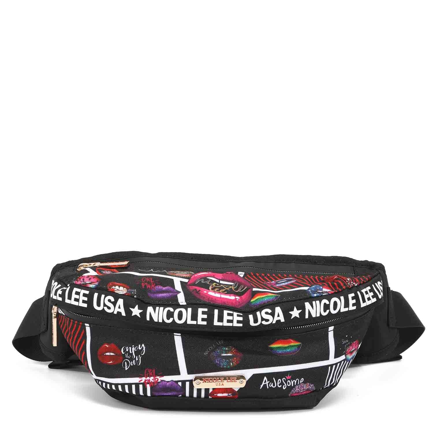 RIÑONERA MODERNA CON ESTAMPADO