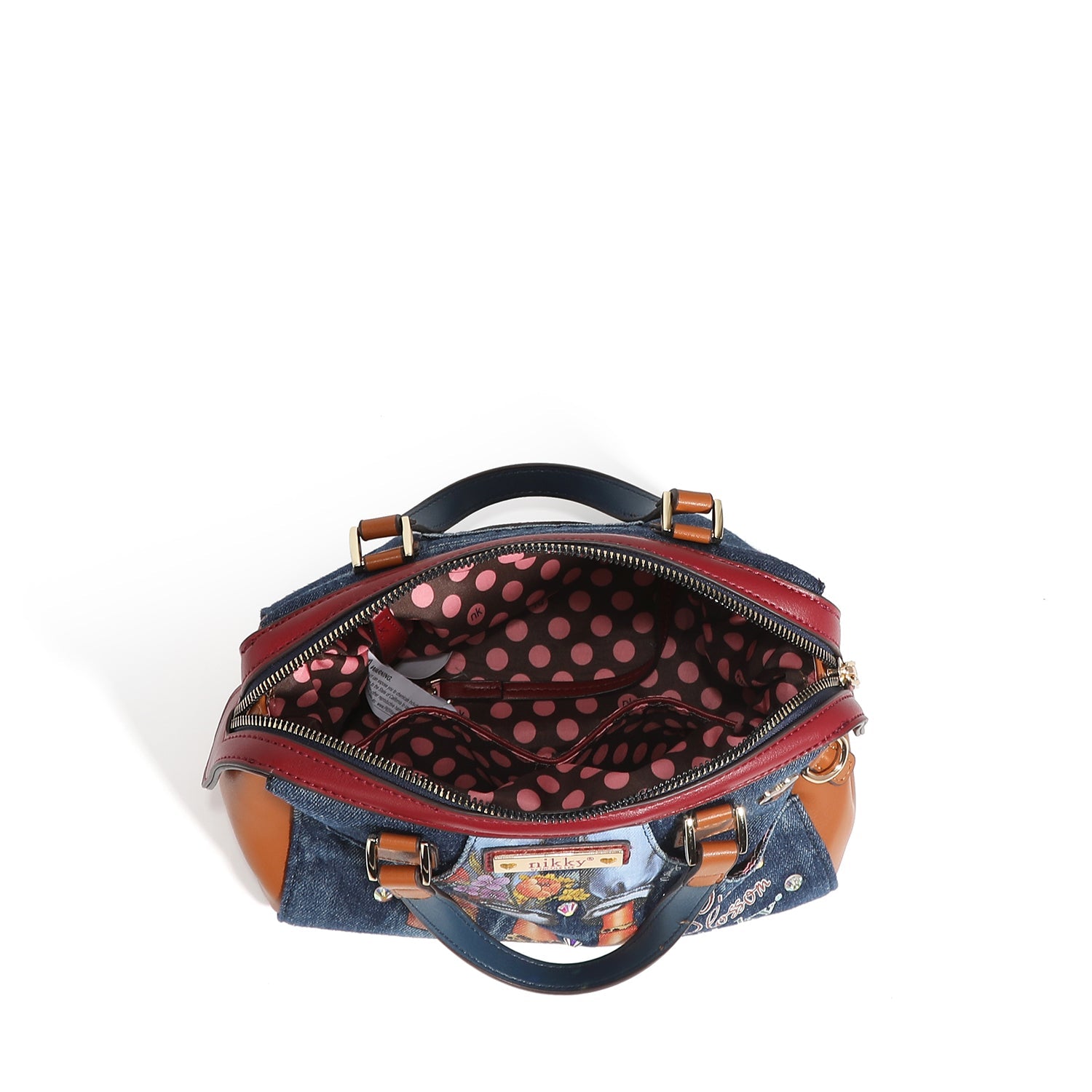 BOSTON SMALL MESSENGER BAG <tc>Denim</tc>