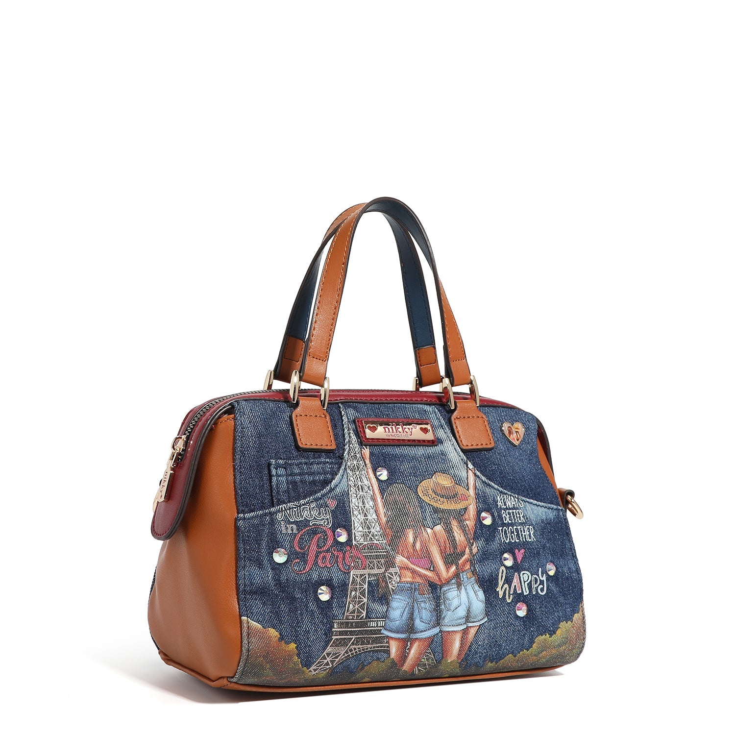 BOSTON SMALL MESSENGER BAG <tc>Denim</tc>