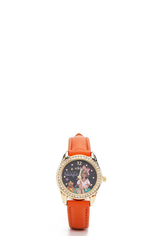 RELOJ PEQUEÑO DE DIAMANTES "VIVIAN"