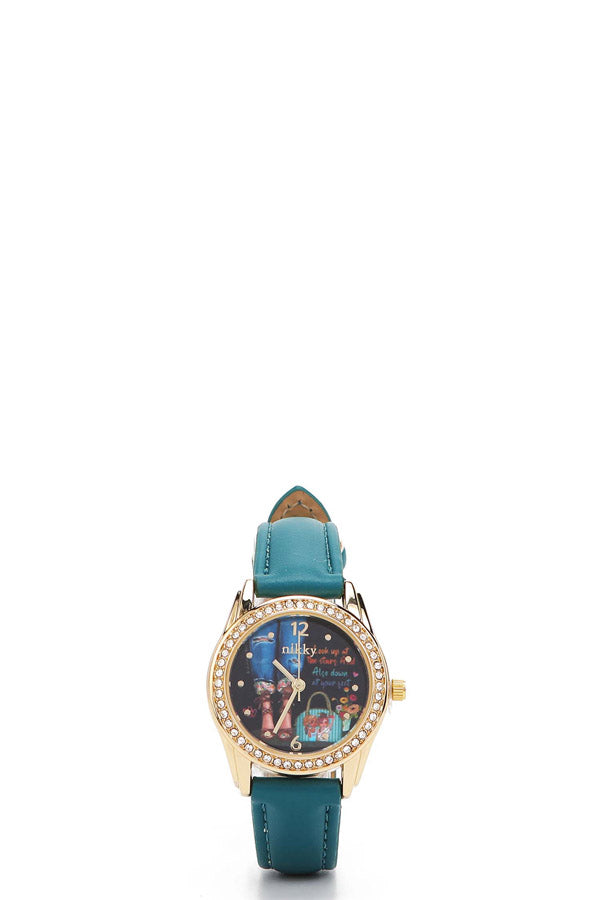 RELOJ PEQUEÑO DE DIAMANTES "VIVIAN"