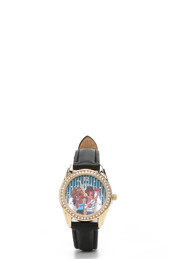 RELOJ PEQUEÑO DE DIAMANTES "VIVIAN"