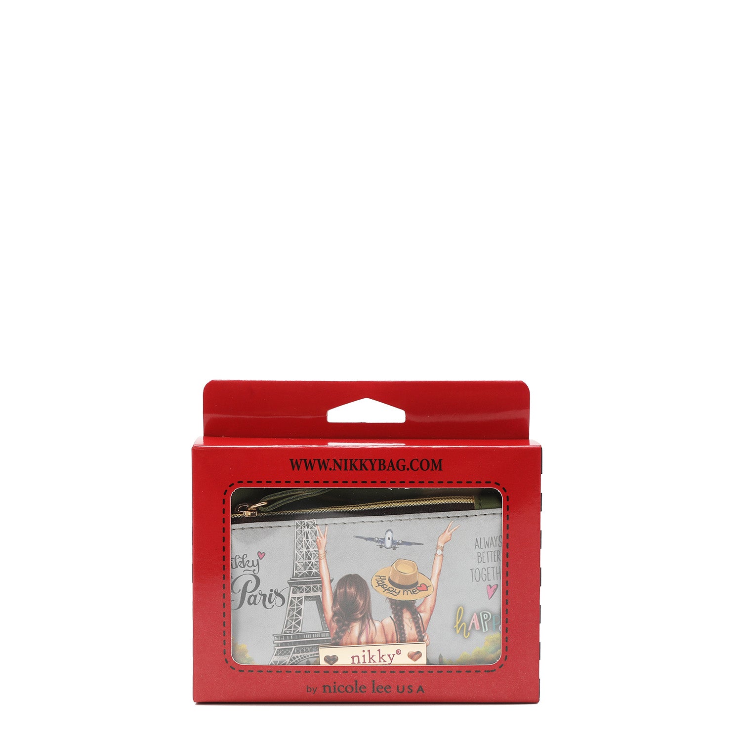 MONEDERO PEQUEÑO PLANO CON CREMALLERA