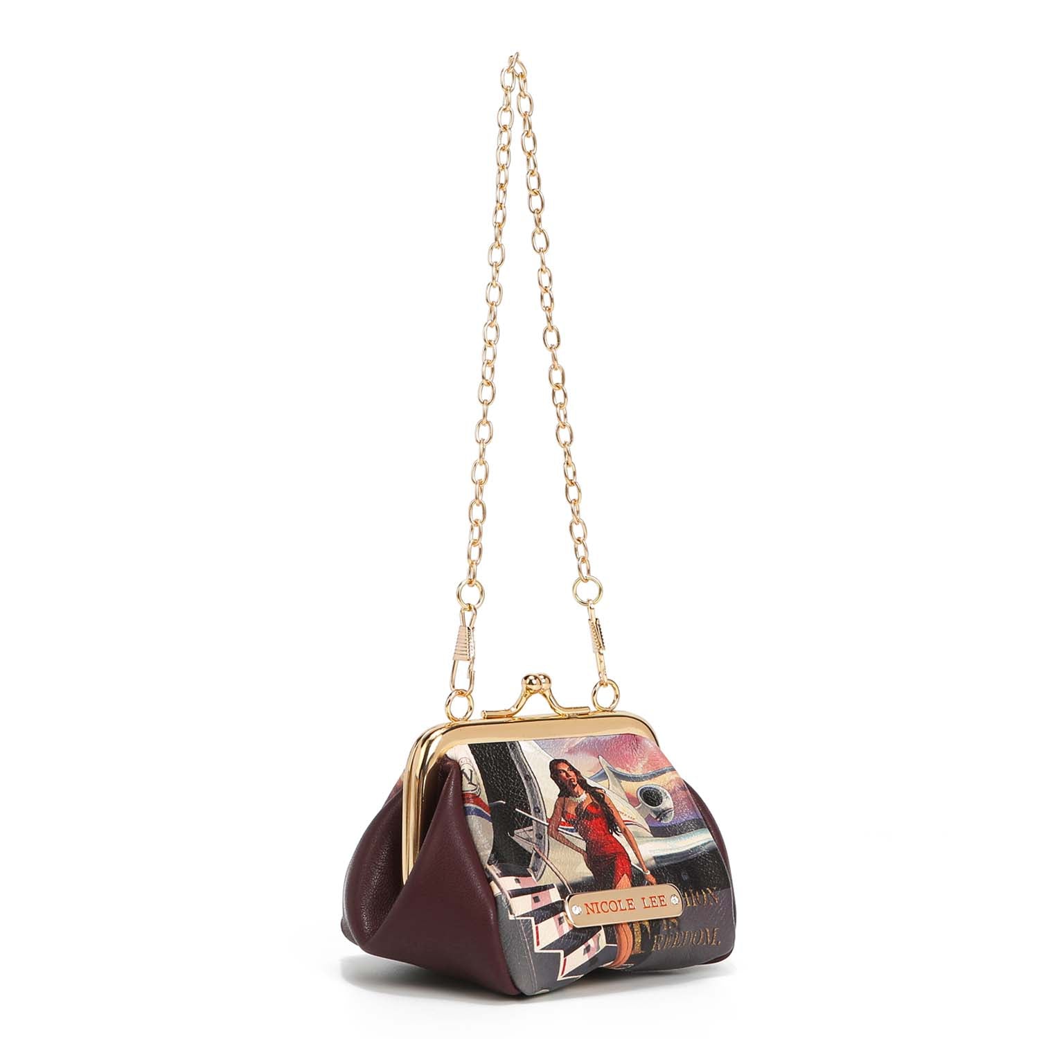 MONEDERO CON BROCHE KISS LOCK