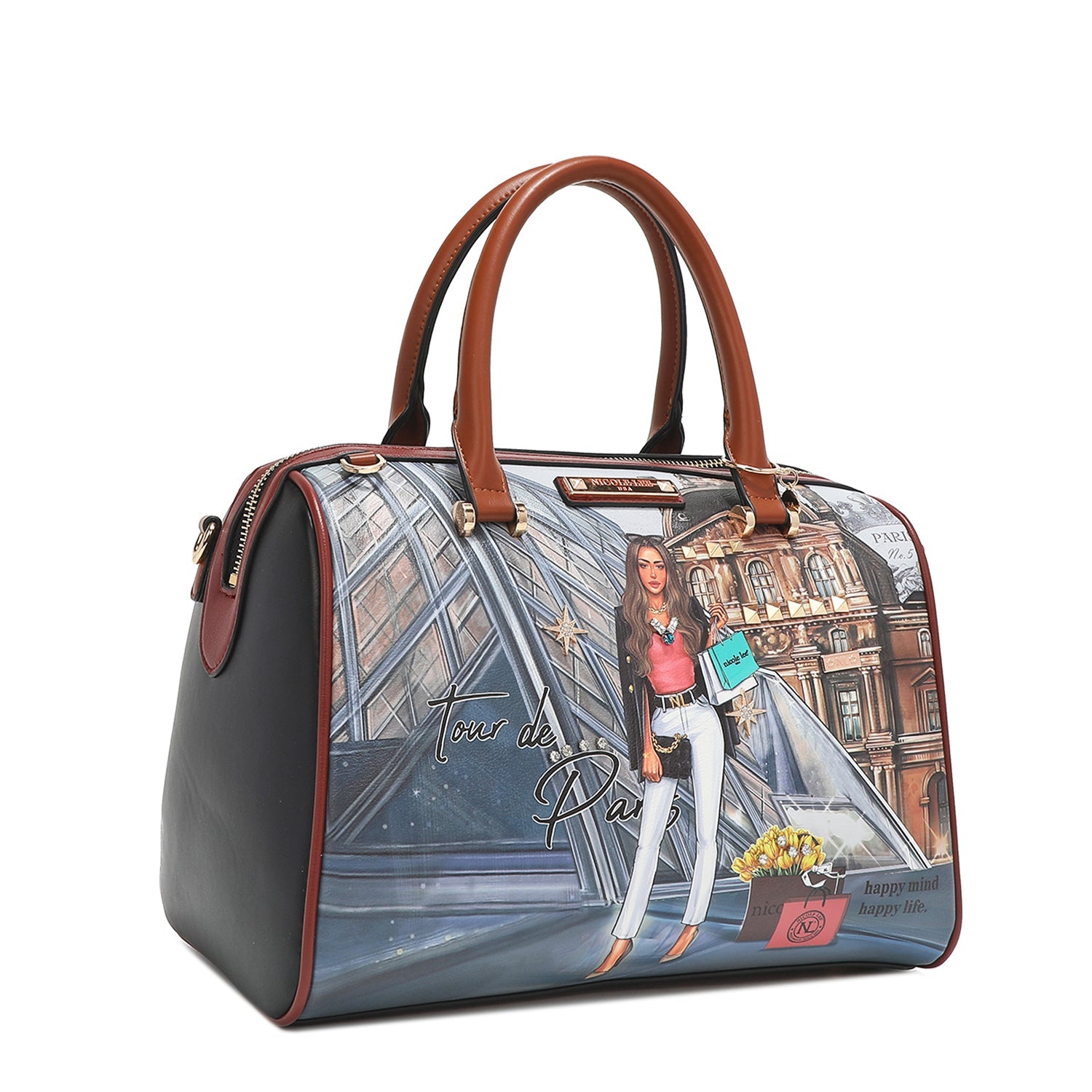 BOLSO BOSTON "TOUR DE PARIS"