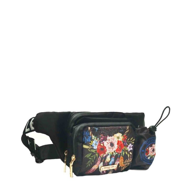 RIÑONERA SUAVE DE NYLON CON ESTAMPADO FASHION