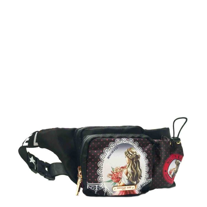 RIÑONERA SUAVE DE NYLON CON ESTAMPADO FASHION