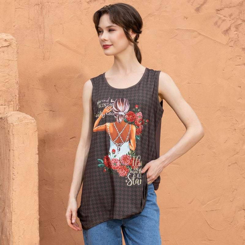 NICOLE LEE TUNIC TOP WITH SPARKLES (<tc>LADIES NIGHT OUT</tc>)
