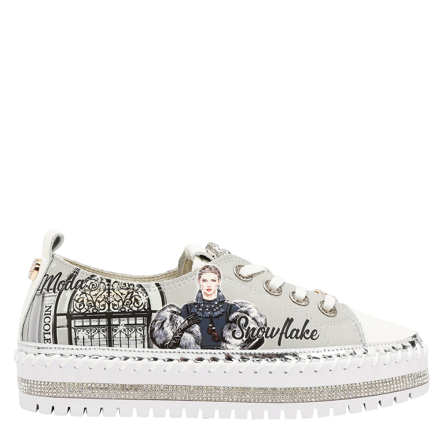 SAPATOS DE PLATAFORMA PETRA (<tc>MODA SNOWFLAKE</tc>)