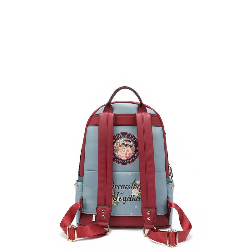 Large computer backpack with USB port for load
