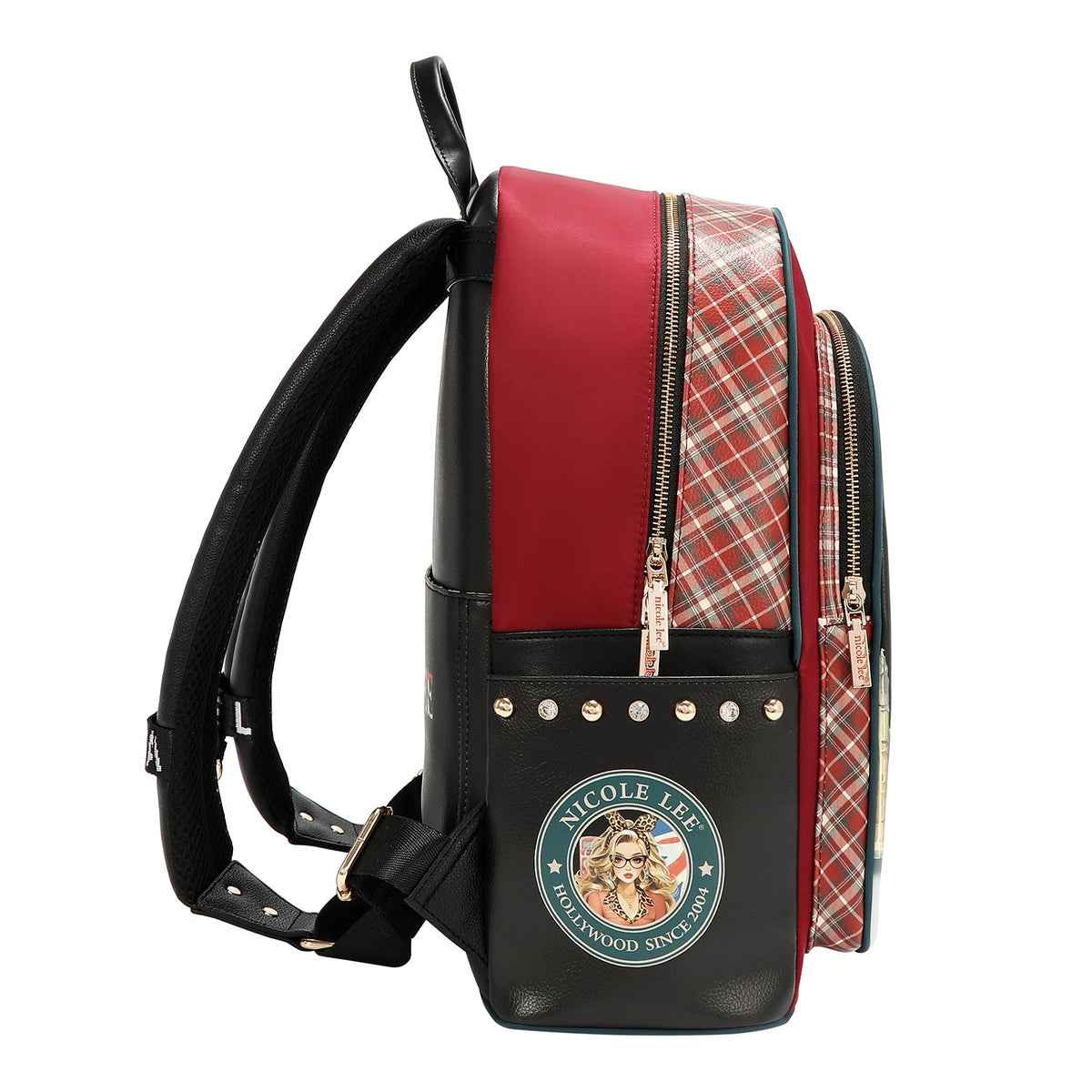 MOCHILA PARA PORTÁTIL CON PUERTO DE CARGA USB (LONDON EYE-NEGRO)