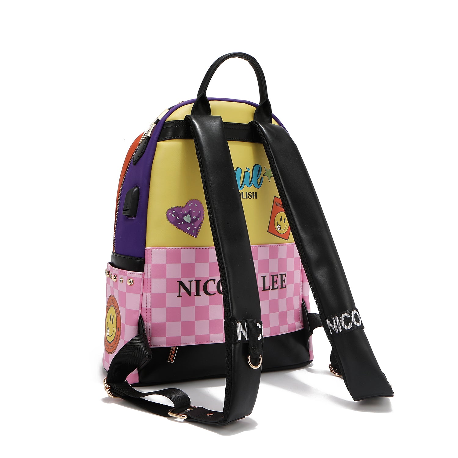 MOCHILA PARA PORTÁTIL CON PUERTO DE CARGA USB (NAIL POLISH)