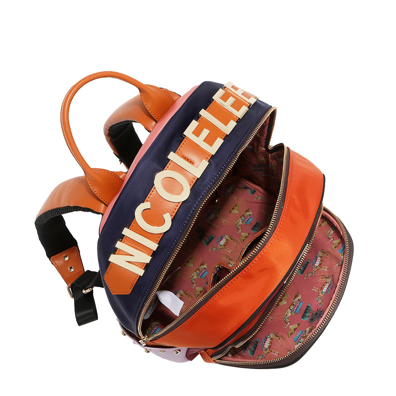 LAPTOP BACKPACK WITH USB CHARGING PORT (<tc>QUEEN CLEOPATRA</tc>)