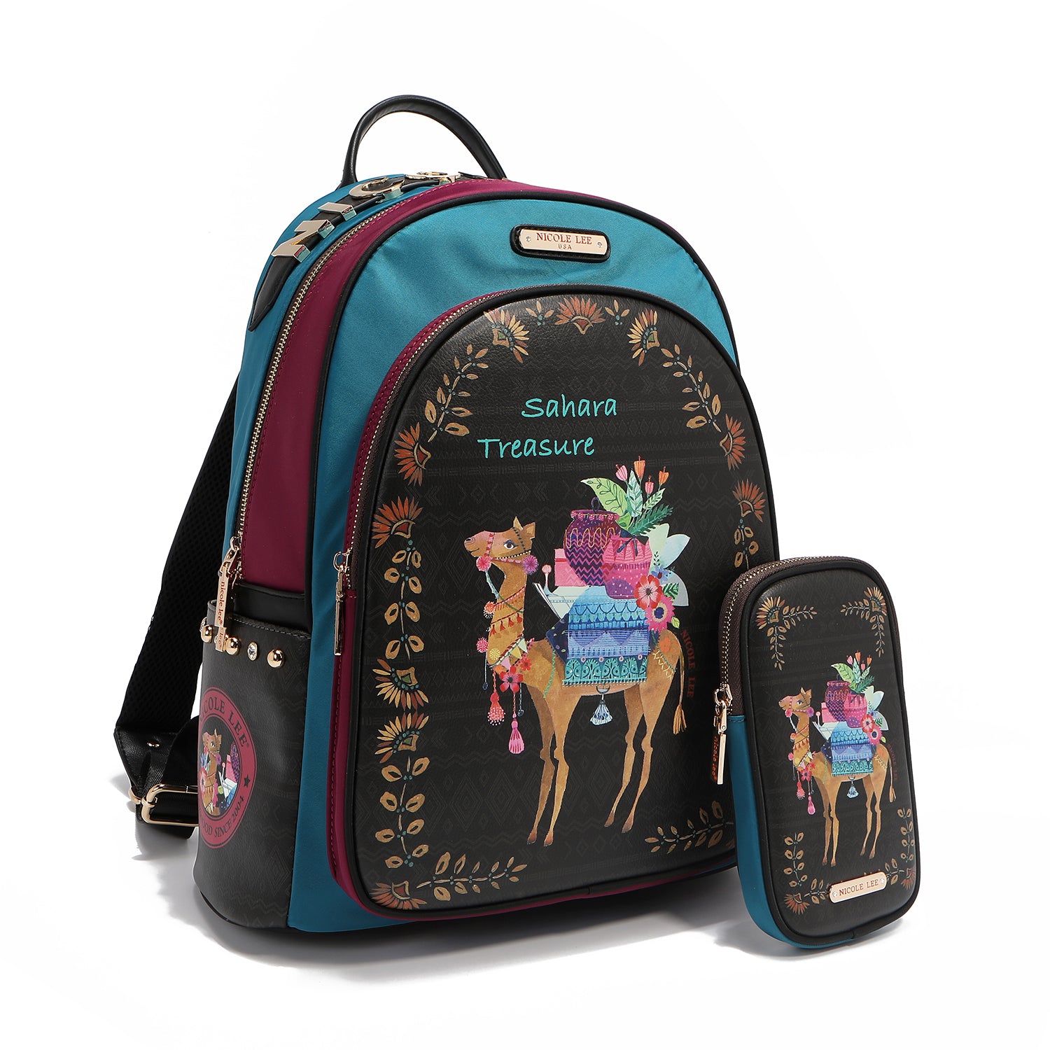 Tragbarer Rucksack mit USB -Frachthafen (Sahara -Schatz)