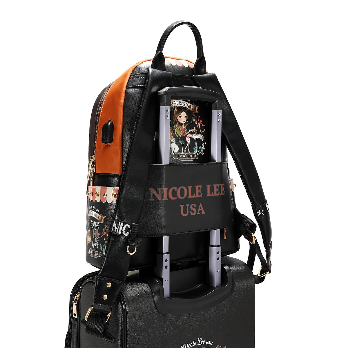 MOCHILA PARA PORTÁTIL CON PUERTO DE CARGA USB (VIRTUAL FRIEND)