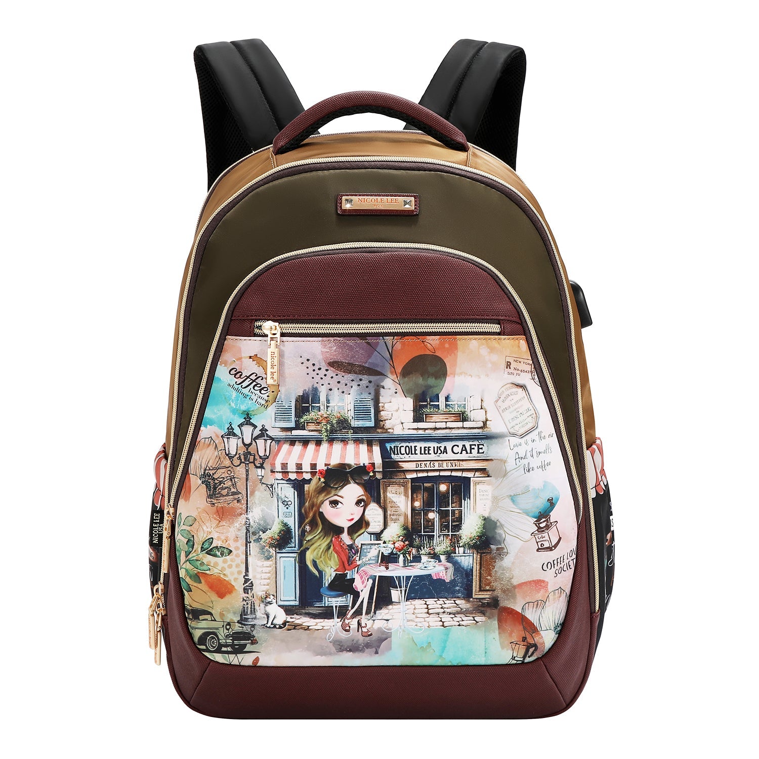 MOCHILA DE MODA MULTICOMPARTIMENTOS (VIRTUAL FRIEND)