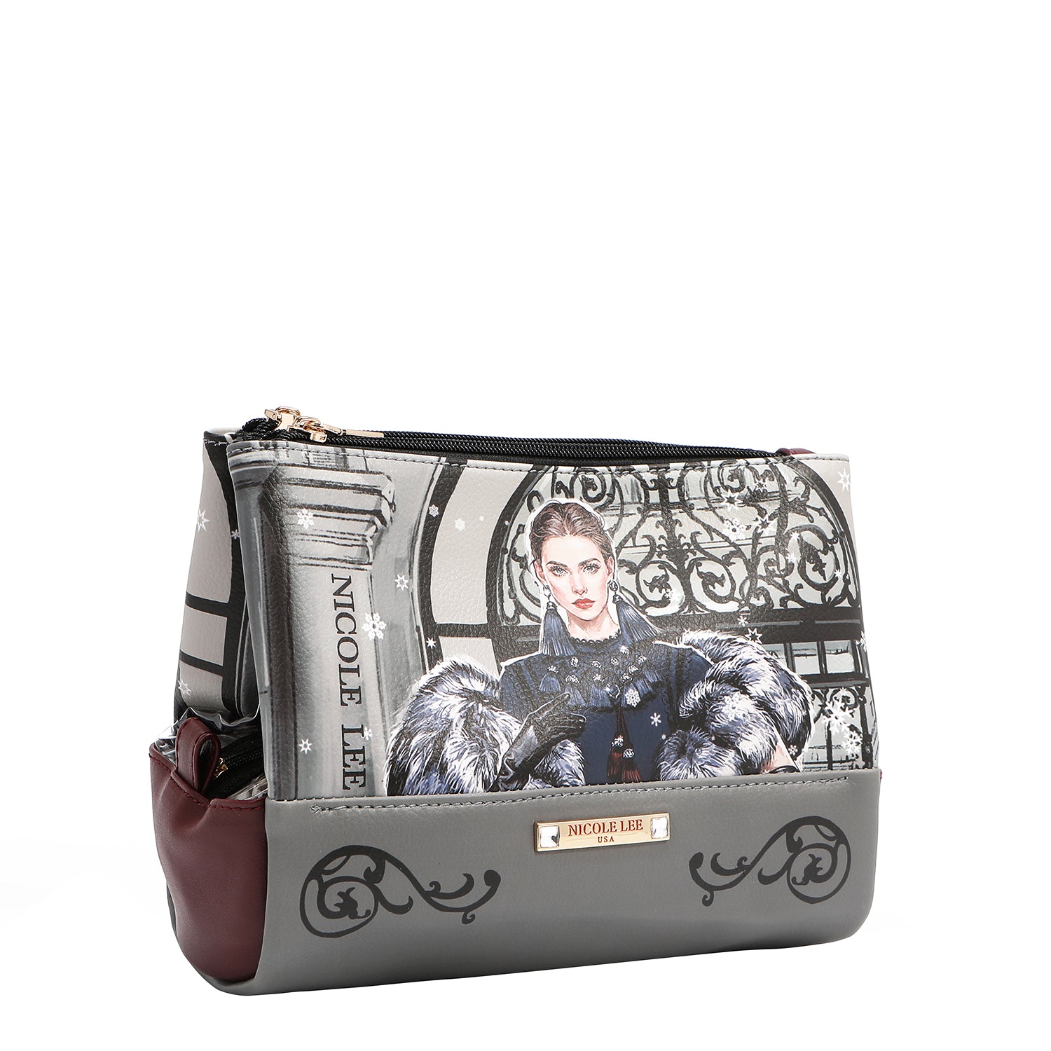 BOLSA ORGANIZADORA DE VIAGEM VERSÁTIL (<tc>MODA SNOWFLAKE</tc>)