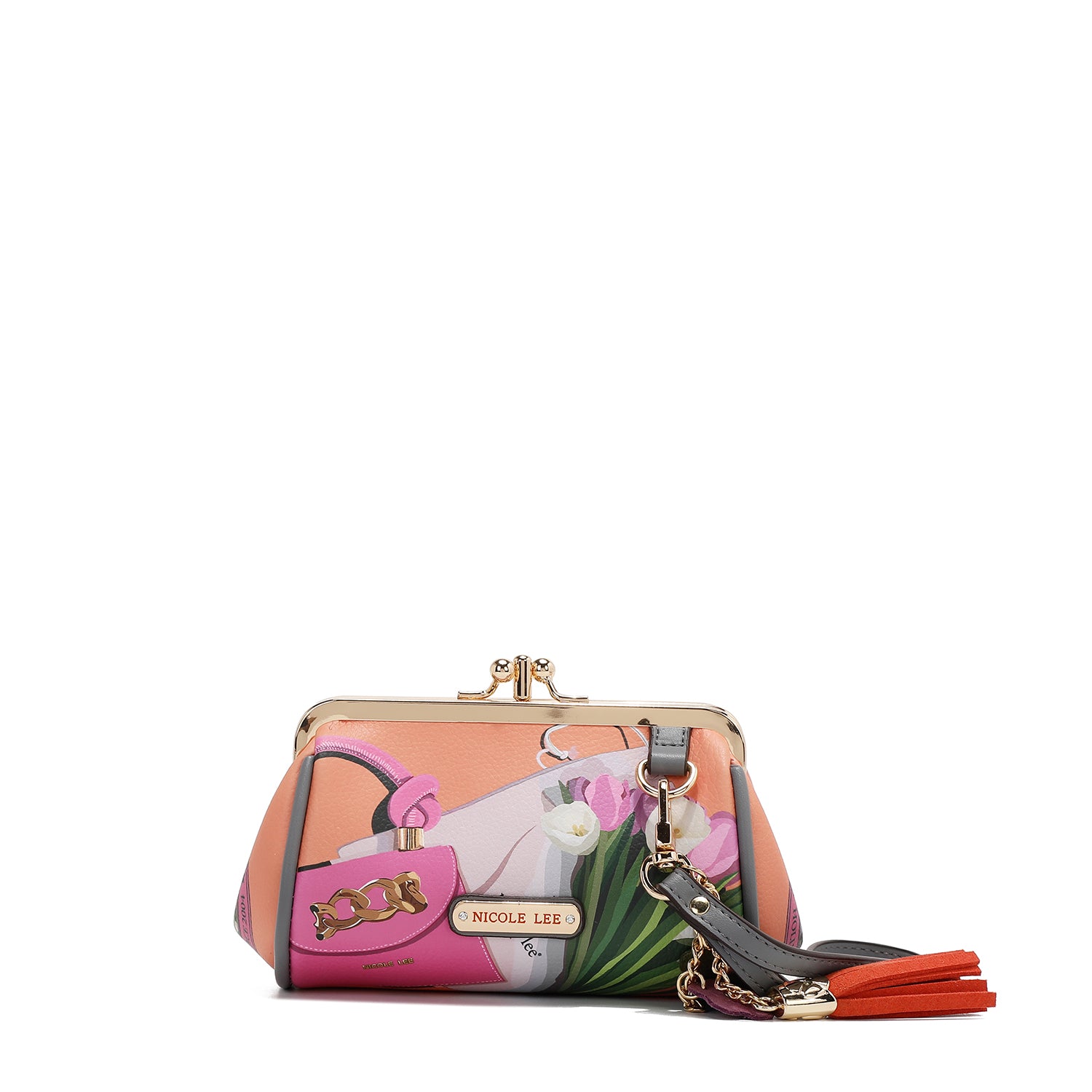 PORTAFOGLIO CON BRACCIALE (<tc>VIOLET BLOSSOM</tc>)