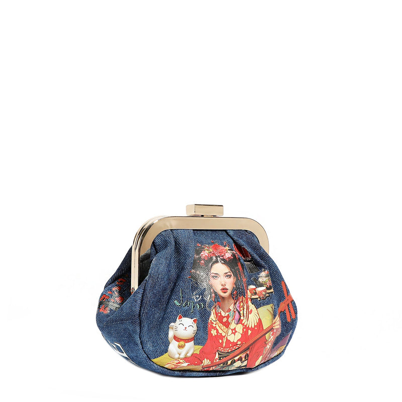 MINI PURSE WITH DENIM STRAP (<tc><tc>Ladies Night Out</tc></tc>)