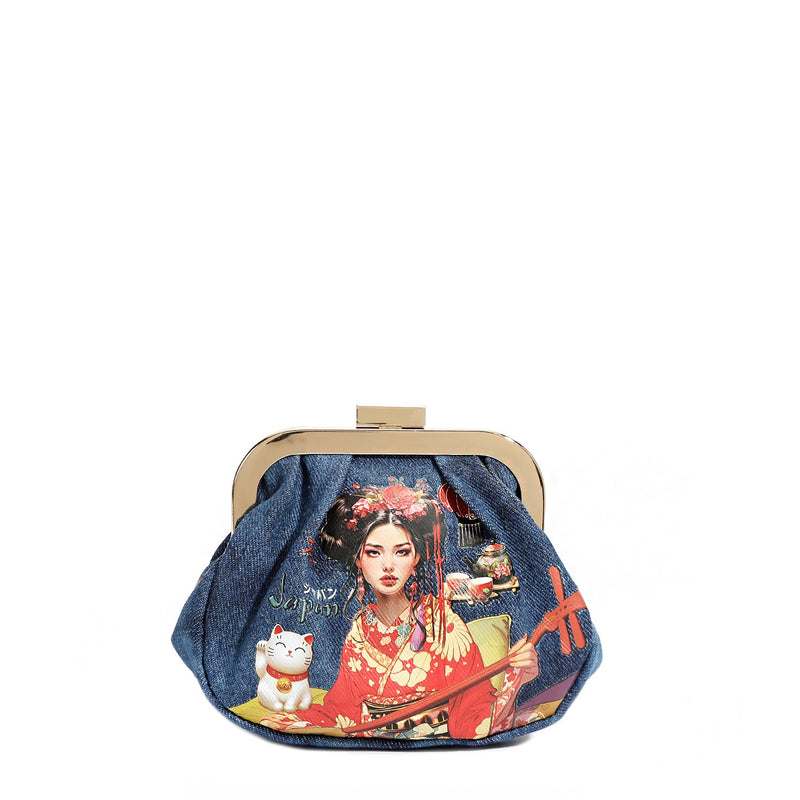 MINI PURSE WITH DENIM STRAP (<tc><tc>Ladies Night Out</tc></tc>)