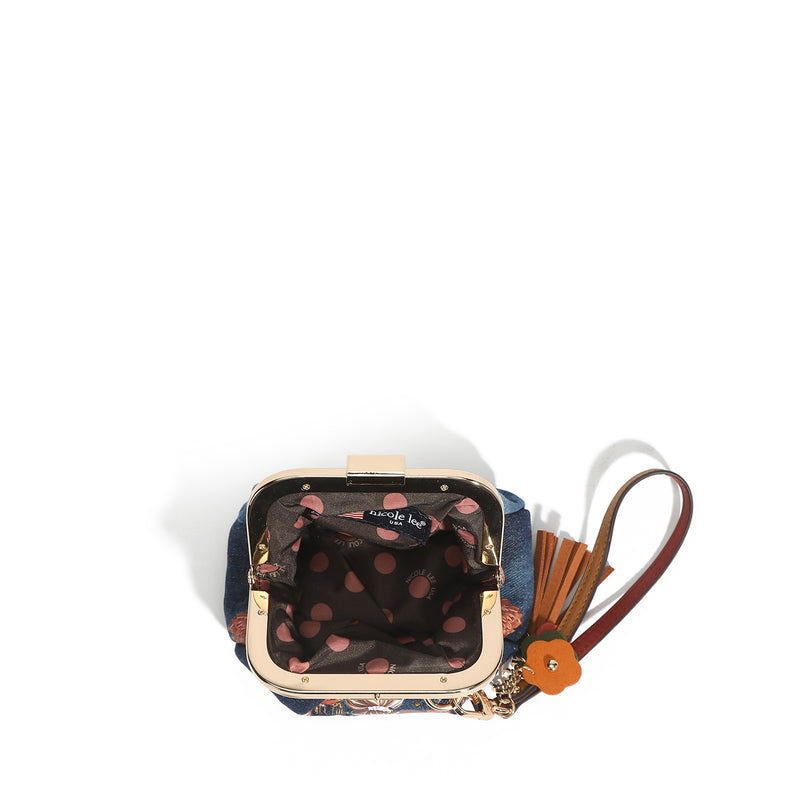 MINI PURSE WITH DENIM STRAP (<tc><tc>Hollywood Drive</tc></tc>)