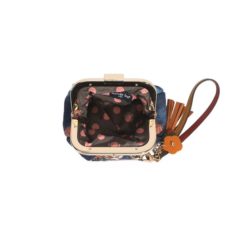 MINI PURSE WITH DENIM STRAP (<tc><tc>Ladies Night Out</tc></tc>)