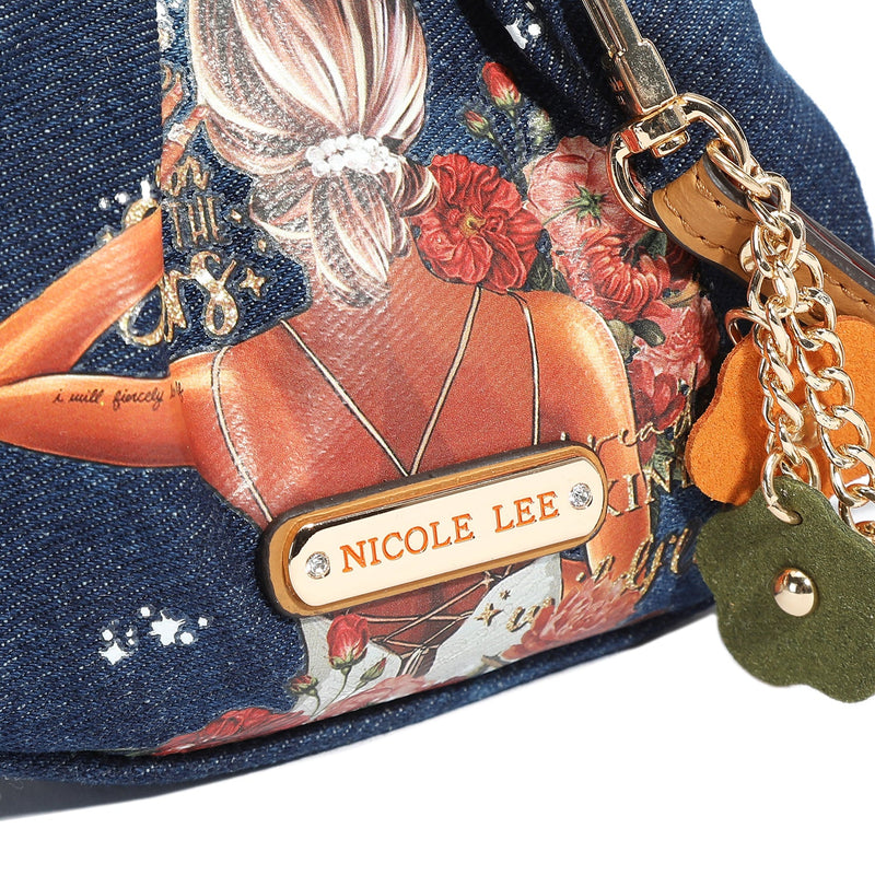 MINI PURSE WITH DENIM STRAP (<tc><tc>Ladies Night Out</tc></tc>)