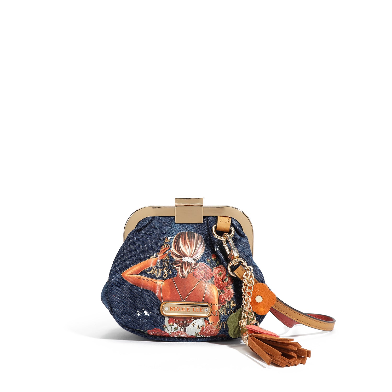 MINI PURSE WITH DENIM STRAP (<tc><tc>Blind Date</tc></tc>)
