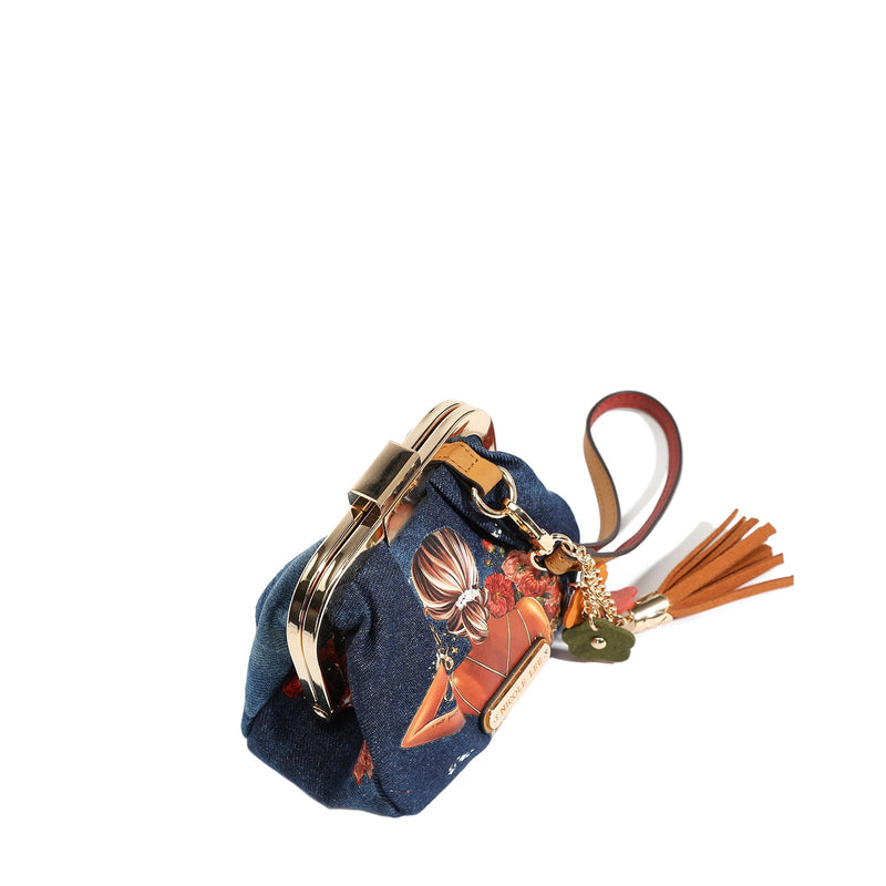 MINI PURSE WITH DENIM STRAP (<tc><tc>Ladies Night Out</tc></tc>)