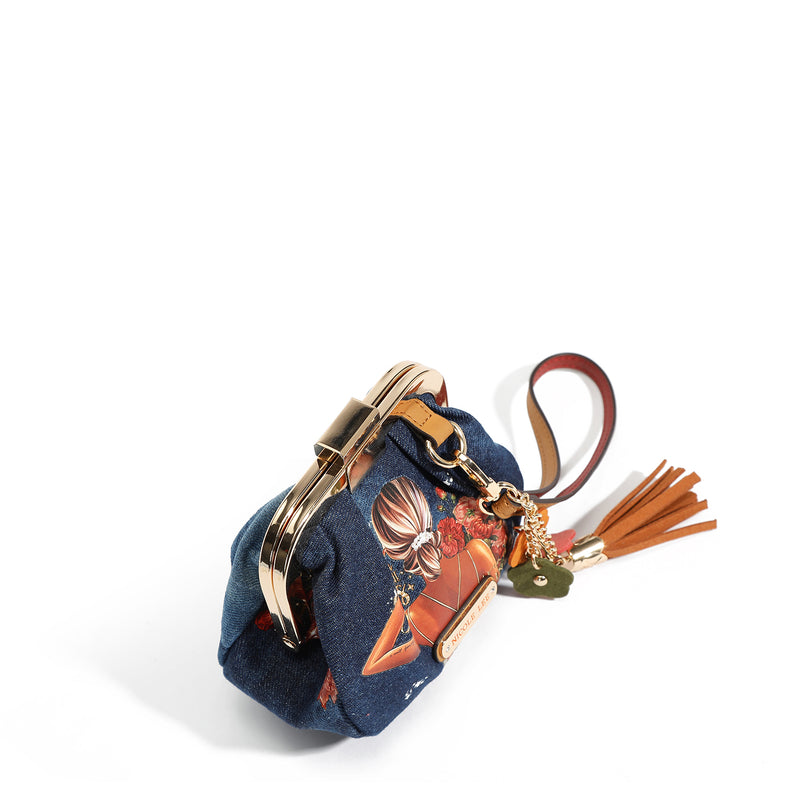 MINI PURSE WITH DENIM STRAP (<tc><tc>Blind Date</tc></tc>)