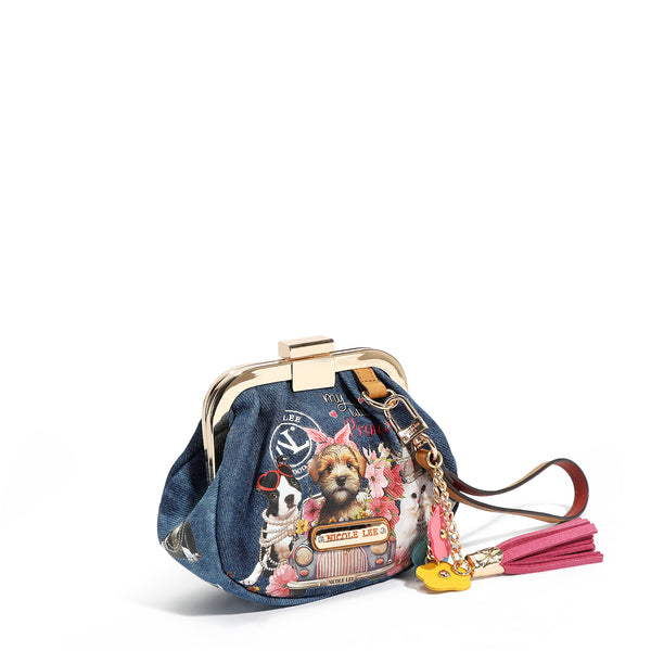 MINI PURSE WITH DENIM STRAP (<tc><tc>Family Yearbook</tc></tc>)