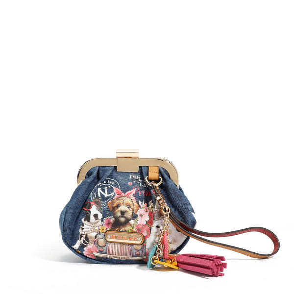 MINI PURSE WITH DENIM STRAP (<tc><tc>Family Yearbook</tc></tc>)