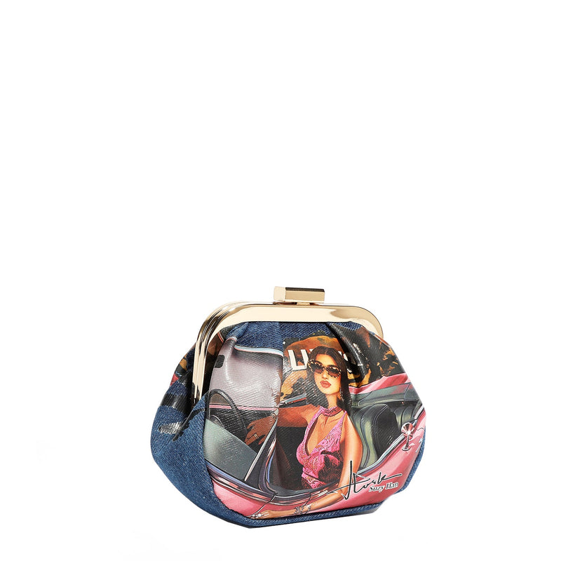 MINI PURSE WITH DENIM STRAP (<tc><tc>Ladies Night Out</tc></tc>)