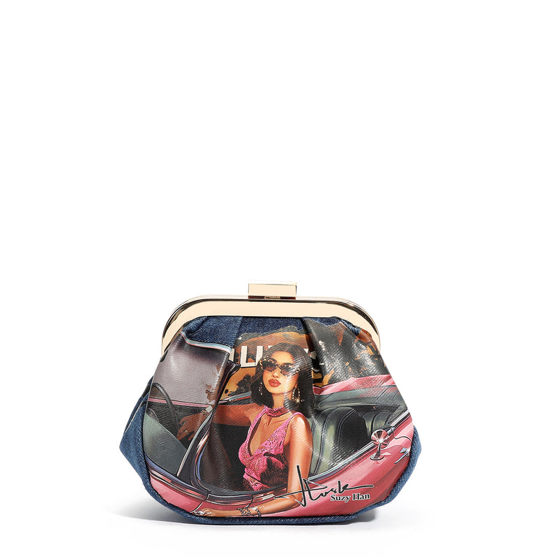 MINI PURSE WITH DENIM STRAP (<tc><tc>Hollywood Drive</tc></tc>)