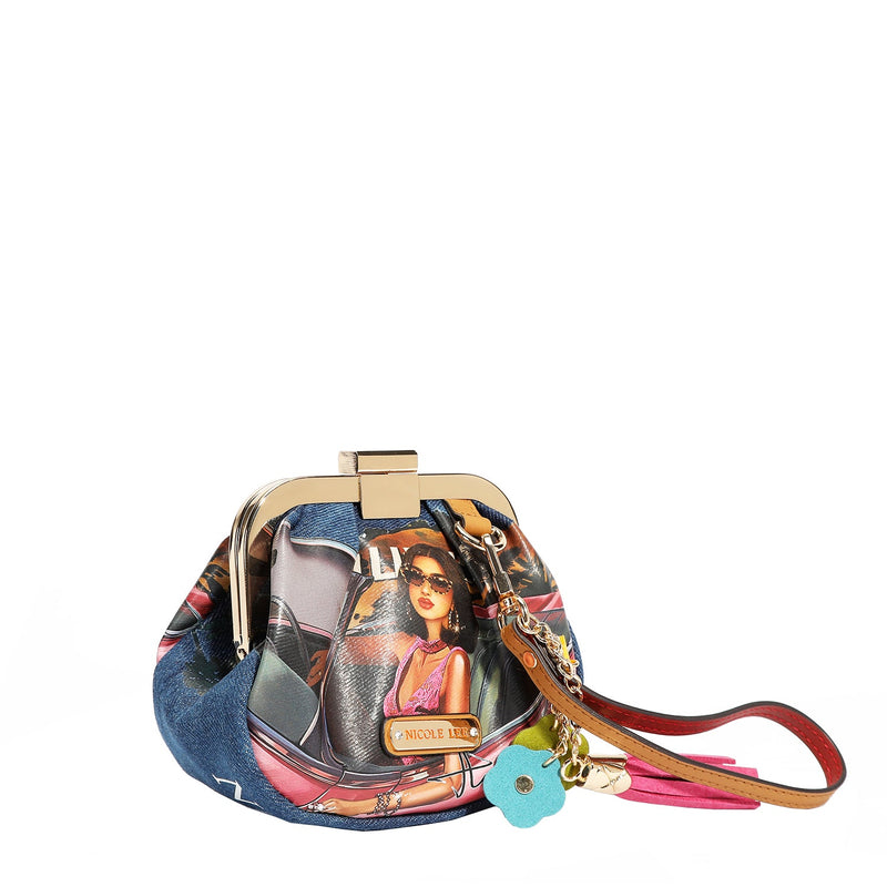 MINI PURSE WITH DENIM STRAP (<tc><tc>Ladies Night Out</tc></tc>)
