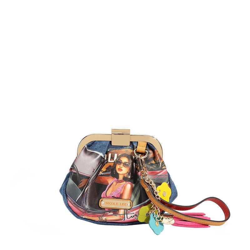 MINI PURSE WITH DENIM STRAP (<tc><tc>Ladies Night Out</tc></tc>)