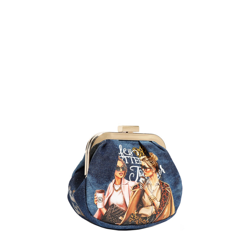 MINI PURSE WITH DENIM STRAP (<tc><tc>Ladies Night Out</tc></tc>)