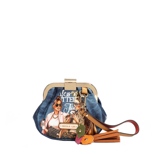 MINI PURSE WITH DENIM STRAP (<tc><tc>Ladies Night Out</tc></tc>)