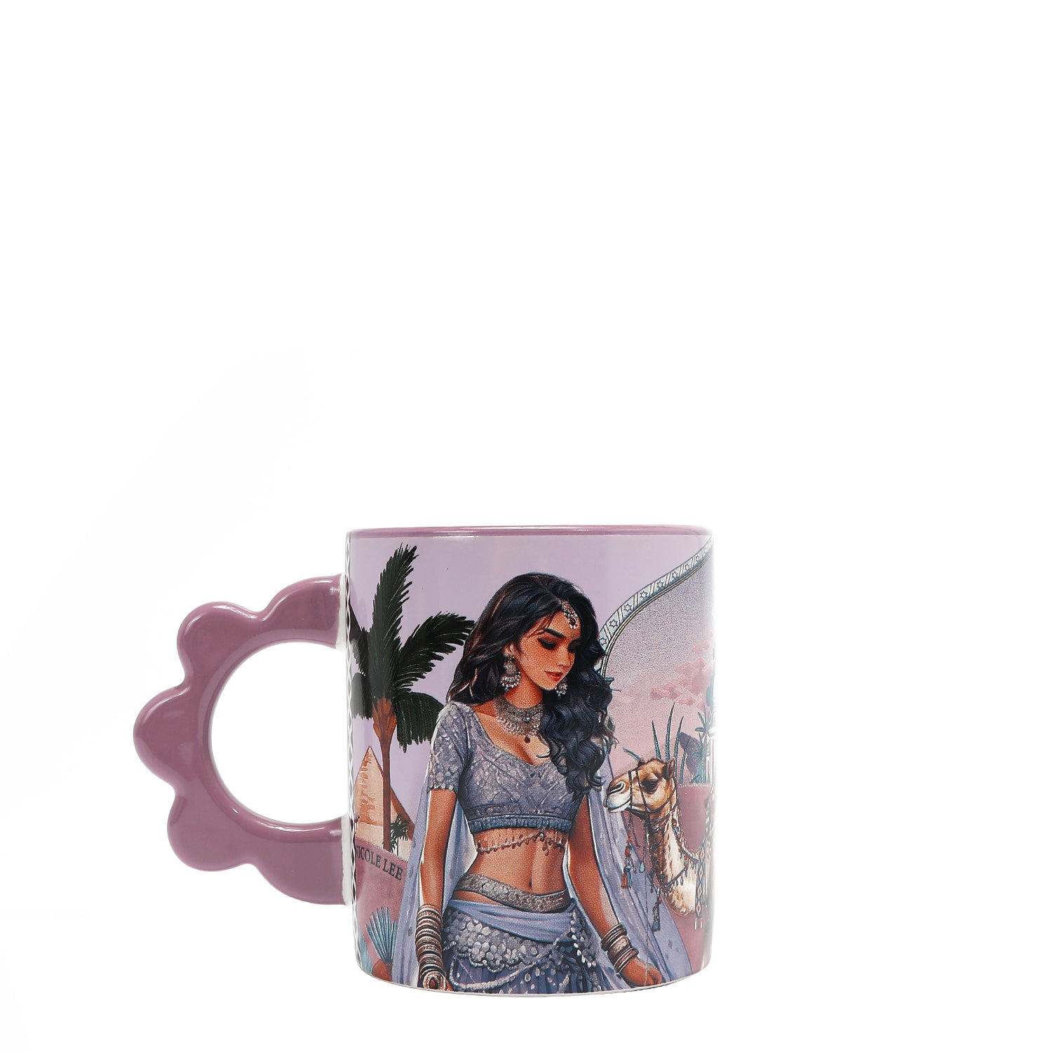 Blütenblatt-Keramikbecher (<tc>QUEEN CLEOPATRA</tc>)