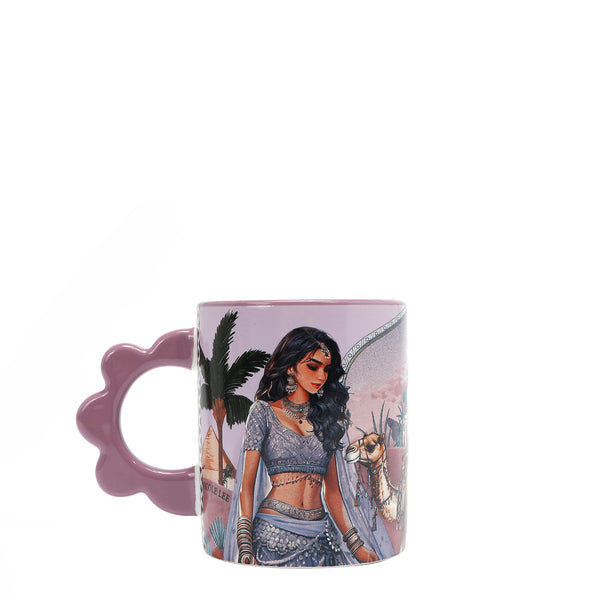 PETAL CERAMIC MUG (<tc>QUEEN CLEOPATRA</tc>)