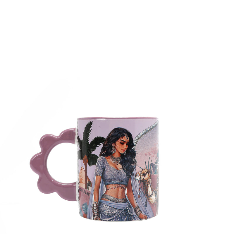 PETAL CERAMIC MUG (<tc>QUEEN CLEOPATRA</tc>)