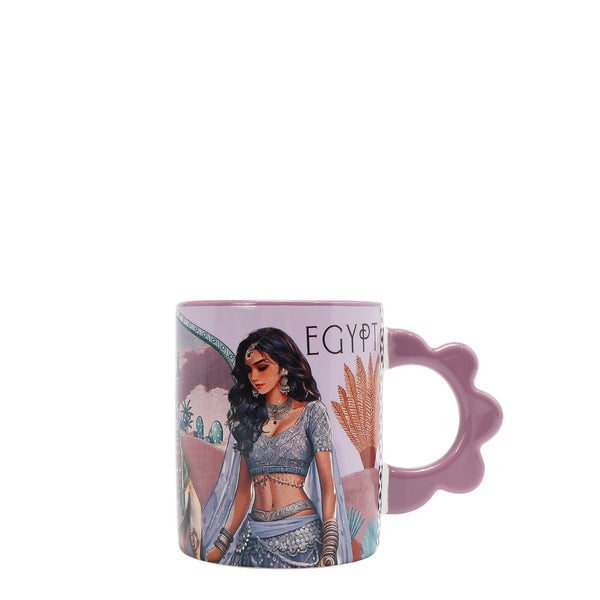 PETAL CERAMIC MUG (<tc>QUEEN CLEOPATRA</tc>)