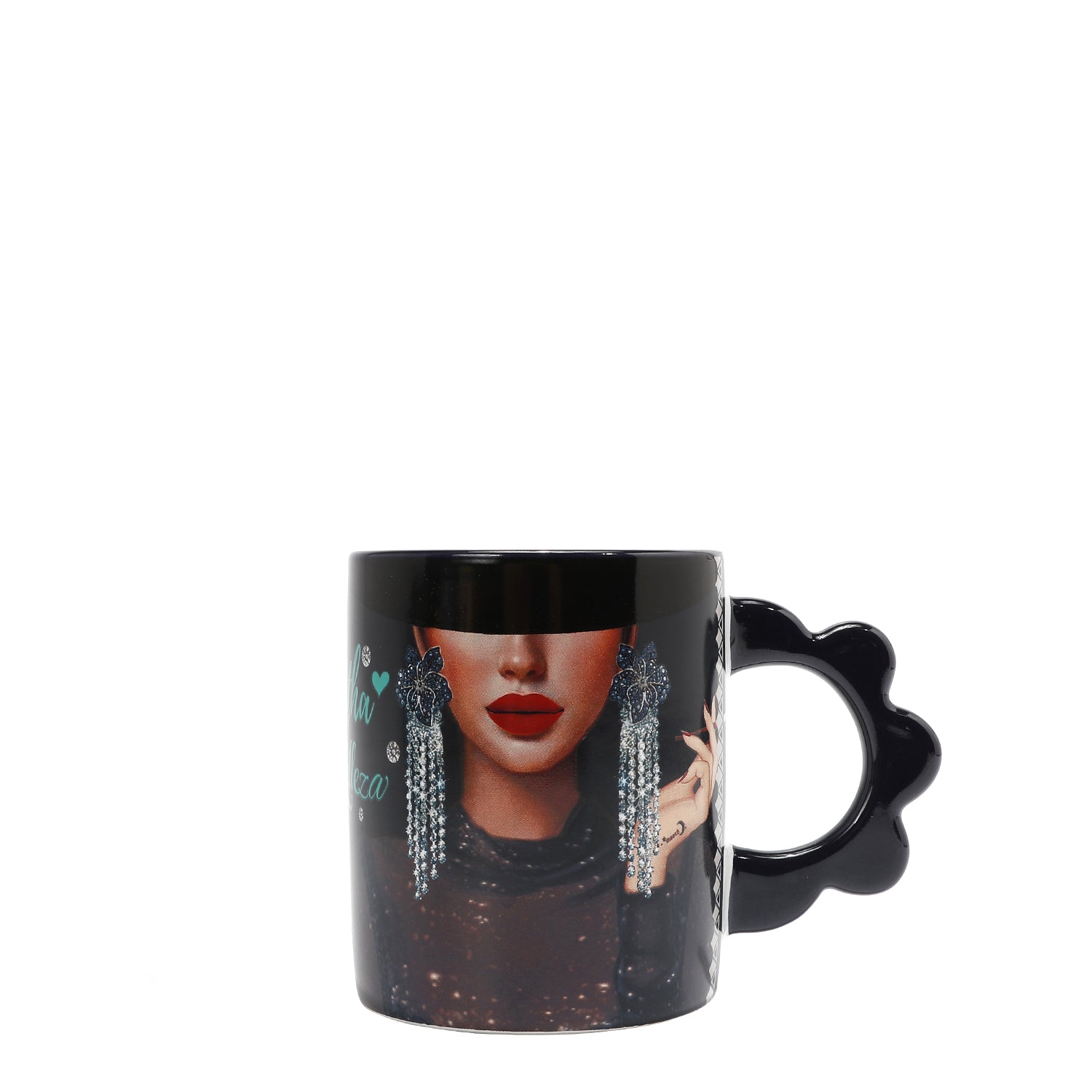 TAZZA IN CERAMICA A FORMA DI PETALO (<tc>SAMANTHA LA BELLEZA</tc>)