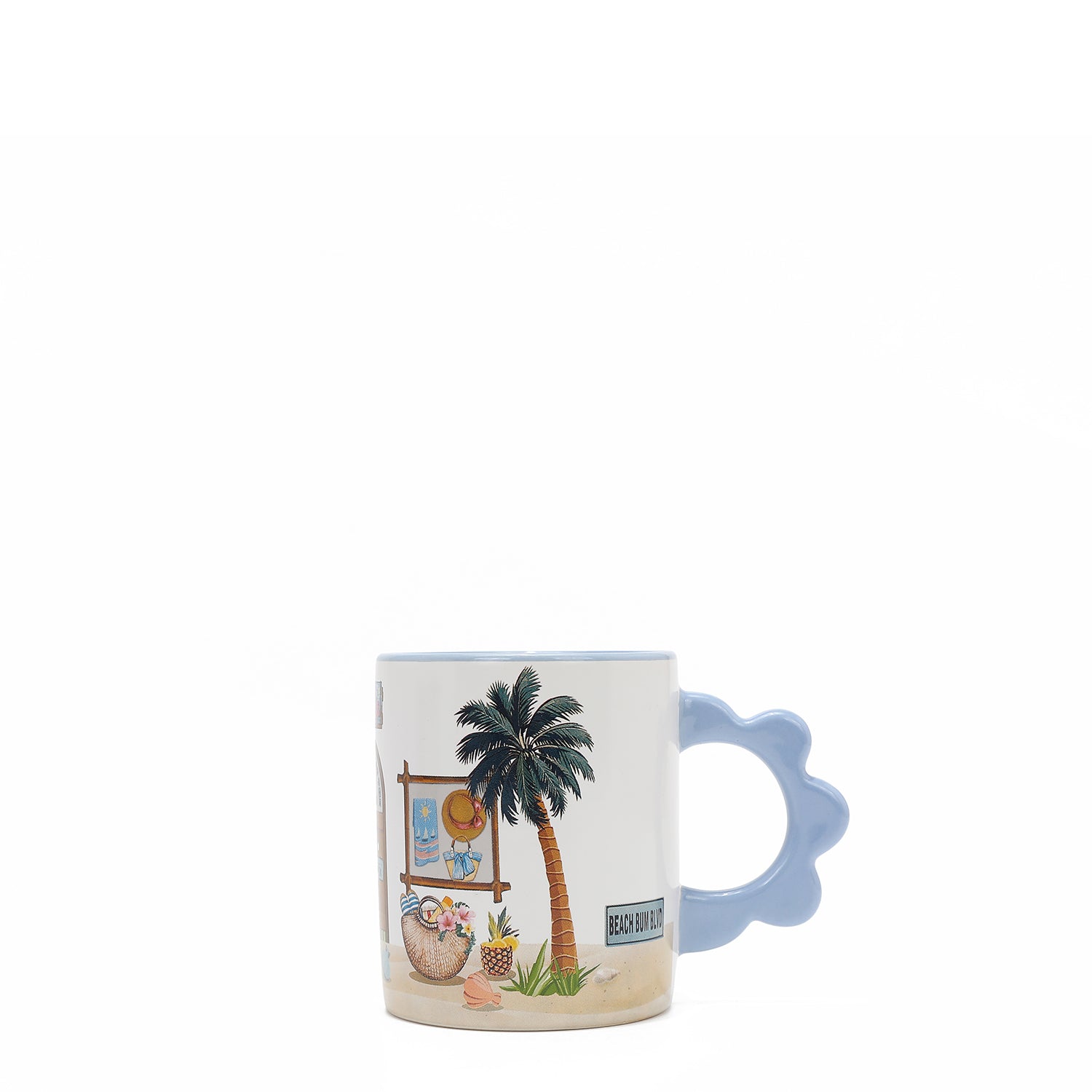 TAZA DE CERAMICA PETAL (SUN & SAND)