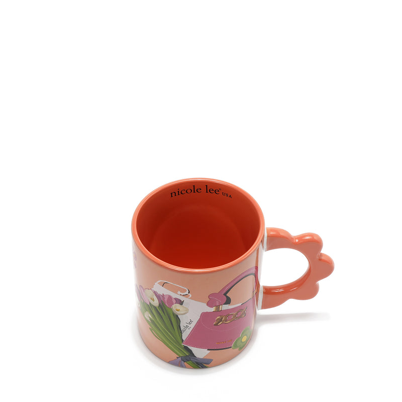PETAL CERAMIC MUG (<tc>VIOLET BLOSSOM</tc>)