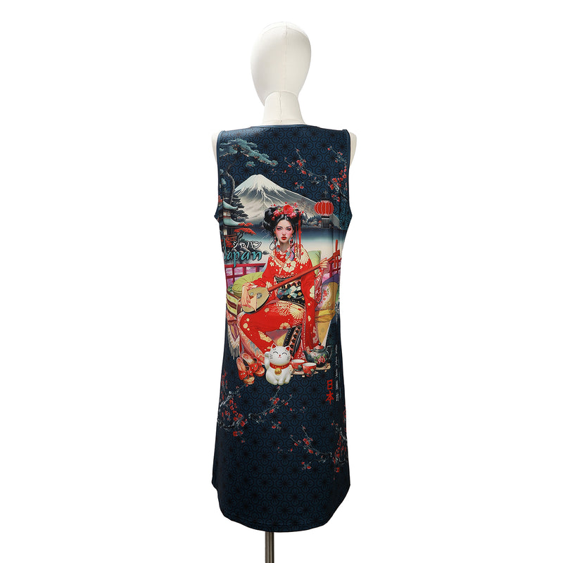 VESTIDO DE TIRANTES NICOLE LEE CON BRILLOS (AKIKO LA BELLEZA)