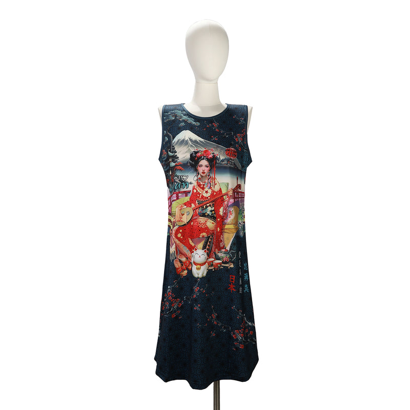VESTIDO DE TIRANTES NICOLE LEE CON BRILLOS (AKIKO LA BELLEZA)