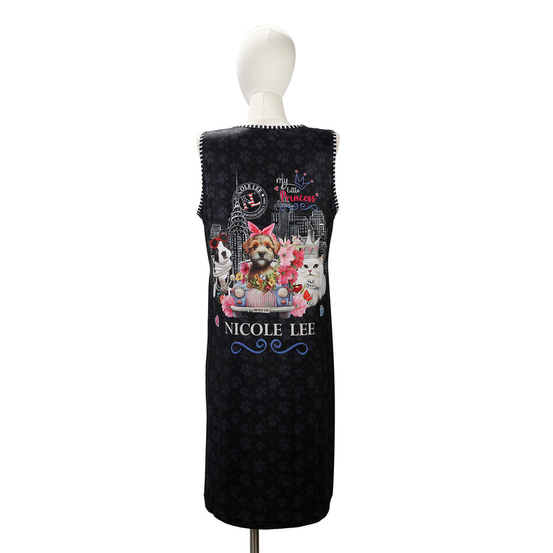 NICOLE LEE STRAP DRESS WITH SPARKLES (<tc>FAMILY YEARBOOK</tc>)